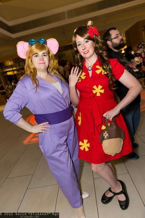 Rescue Rangers Disneybound, Character Halloween Costumes Women, Disney Character Halloween Costumes, Rescue Rangers Costume, Disney Characters Halloween Costumes, Gadget Hackwrench, Disney Afternoon, Character Halloween Costumes, Disney Dress Up