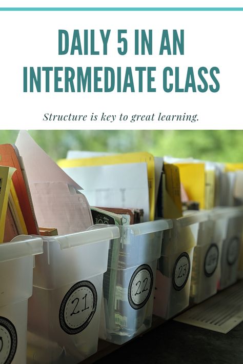 This adaptation of Daily 5 for an intermediate classroom is effective because it uses structure to create a calm and focused learning environment. Works well with intermediate or middle school aged students Daily 5 Middle School, Ela Centers Middle School, Intermediate Classroom, Daily 5 Math, Word Work Stations, Middle School Math Classroom, School Prep, 6th Grade Reading, Math Graphic Organizers