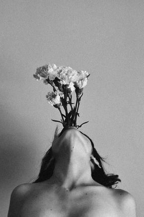 Flowers In Her Hair, Her Hair, A Woman, Black And White, Flowers, Photography, Hair, White, Black