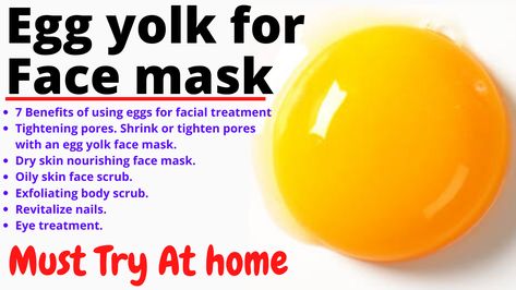 Egg Yolk Face Mask, Pores And Blackheads, For Skin Tightening, Oily Skin Face, Skin Care Home Remedies, Open Pores, Face Pack, Tighten Pores, Face Scrub