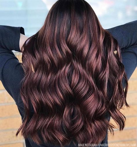 E198b90447613c4b173d brunette hair trends Brunette Hair Shades, Brunette Hair Trends, Mauve Hair, Brown Hair Cuts, Coffee Brown Hair, Brown Hair Trends, Rambut Brunette, Spring Hair Color, Hair Shades