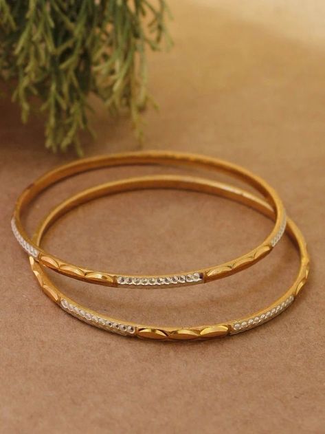 Plain Gold Bangles For Daily Use, Bangles Jewelry Designs Gold Daily Use, Simple Gold Bangles For Daily Use, Gold Bangles Design Modern, Dailywear Bangles Gold, Daily Use Gold Bangles Indian, Gold Bangles Design Daily Wear Latest, Gold Bangle Designs, Simple Gold Bangle