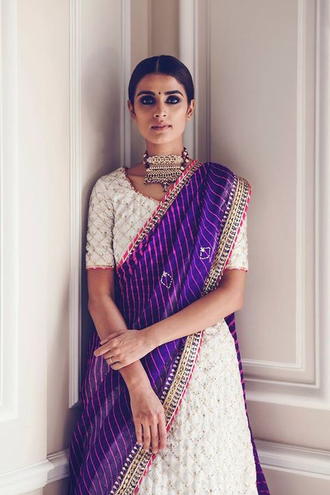 Purple Bandhani Dupatta, Lehariya Dupatta, Leheriya Dupatta, Traditional Dressing, Best Friends Wedding, Lehenga Blouse Designs, Designer Labels, Kurta Style, Friends Wedding