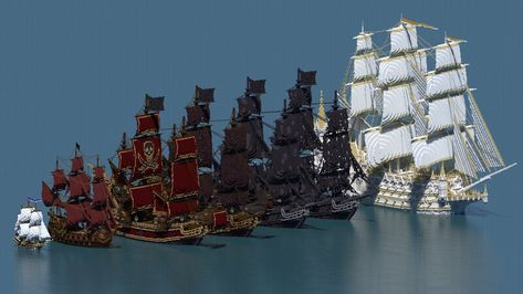 Minecraft Shipyard, Minecraft Ship Build, Ships Minecraft, Minecraft Boat Ideas, Minecraft Ship Ideas, Minecraft Shipwreck, Minecraft Pirate Builds, Ship In Minecraft, Minecraft Airship