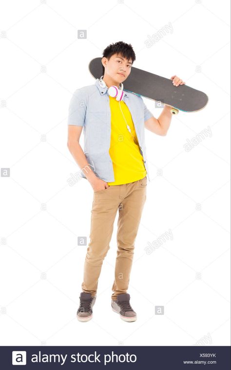 Person Holding Skateboard, Holding Skateboard, Skate Girl, Male Poses, Pose Reference Photo, Reference Images, Fun Stickers, Photo Reference, Drawing Poses