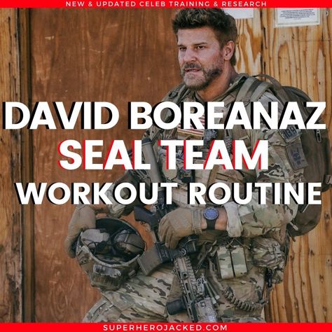 David Boreanaz SEAL Team Workout: The Circuit That Got Him Shredded! Special Forces Workout, Body Weight Circuit, Celebrity Workout Routine, Seal Training, Fighter Workout, Crossfit At Home, Superhero Workout, Military Workout, Workout Routine For Men