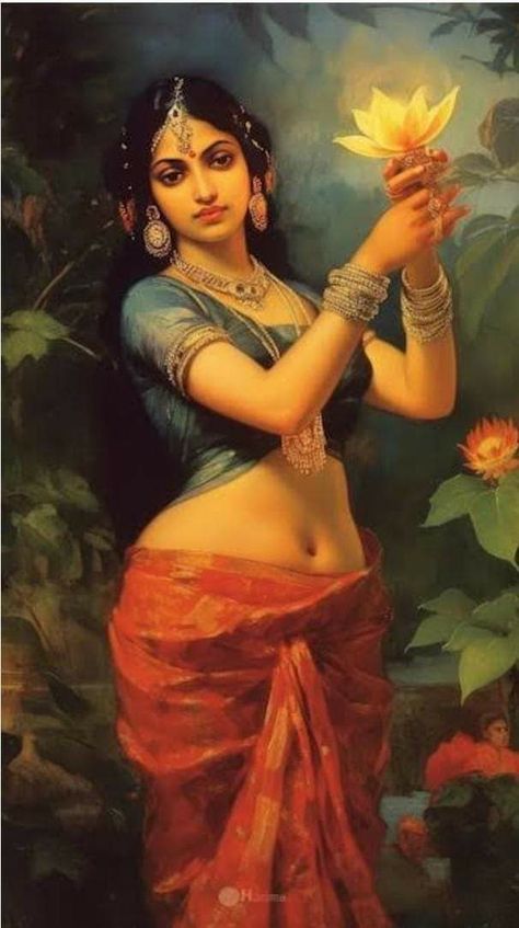 Indian Artwork, Indian Women Painting, Indian Art Gallery, Indian Painting, Indian Photoshoot, Female Art Painting, Indian Paintings, Girly Art Illustrations, Indian Art Paintings