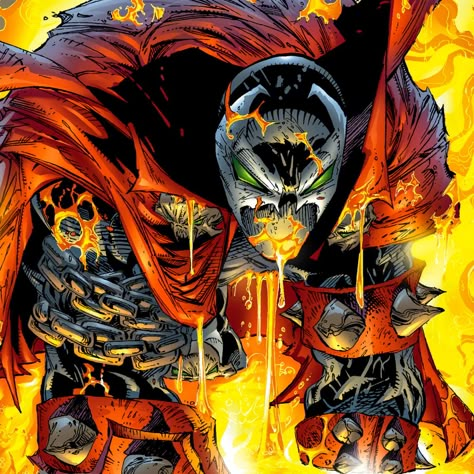 Spawn Pfp, Spawn Artwork, Spawn Characters, Spawn Comics, Spiderman Art Sketch, Dc Comics Wallpaper, Samurai Artwork, Comic Villains, Batman Dark