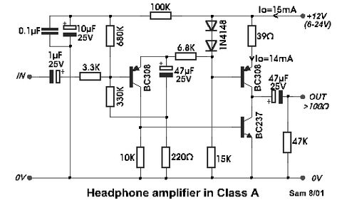 Portable Music Player, Valve Amplifier, Electronic Projects, Electronic Schematics, Headphone Amp, Headphone Amplifiers, Speaker Wire, Audio Amplifier, Electronics Circuit