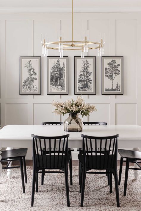 Classic Dining Room Decor, Dining Room Accents, Classic Dining Room, Dining Room Wall, Dining Room Art, Dining Room Wall Art, Vintage Dining Room, Tree Artwork, Traditional Dining Room