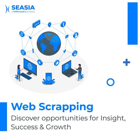 💁 Web Scrapping- Making web #dataextraction easy & accessible for everyone ✔️ It extracts data from dynamic #websites ✔️ Built for the modern web ✔️ Help #organizations to make critical #business decisions What are you seeking? Start using #webscraper now! Need to automate #dataextraction? Get in touch with experts. #webscraper #webscrapingtool #dataextractor #datamining #dataprivacy #webscraping #webscrapingservices #AutomateData #seasia Web Scraping, Data Mining, The Modern, For Everyone