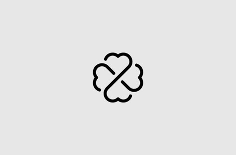 Swimwear Logo, Creative Newsletter, Lucky Logo, Clover Logo, Dental Logo Design, Logo Archive, 달력 디자인, Clover Tattoos, Dental Logo