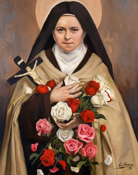 Santa Teresinha - Oração, imagens, fotos, ícone, pinturas, vitral Carmelite Saints, Catholic Wallpaper, Saint Teresa, St Therese Of Lisieux, Thérèse Of Lisieux, St Therese, Child Jesus, Religious Images, Catholic Art