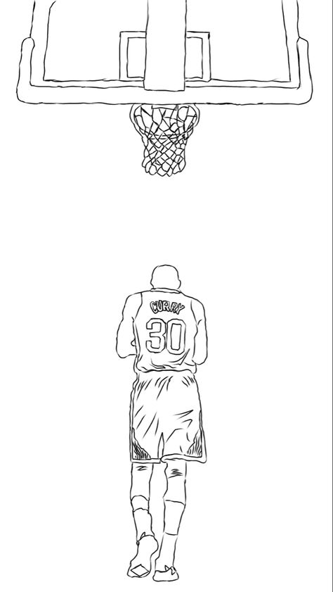 Adidas Drawing, Basketball Live Wallpaper, Basketball Painting, Basketball Drawings, Easy Disney Drawings, Minecraft Coloring Pages, Bola Basket, Easy Drawings For Beginners, Basket Sport