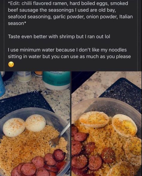 Recipes For Boiled Eggs, Ramen Noodle Seasoning Recipe, Ramen Seasoning Recipe, Seafood Boil Seasoning, Boiled Egg Recipes, Mexican Soup Recipes, Ziti Recipes, Boiled Food, Yummy Seafood