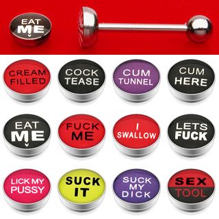 Naughty Dome Logo words Tongue barbells  http://www.thebodyjewelleryfactory.com.au/store/c3/Tongue_Bars.html Tongue Bars, Logo Word, Tongue Piercing, Tongue Rings, Body Mods, Tattoos And Piercings, Body Jewelry, Body Art, Piercings