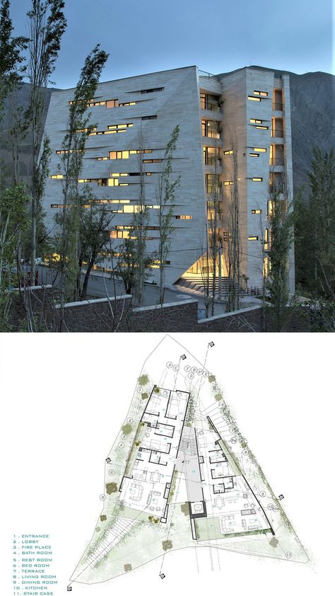 Residential Complex in Meygoon | New Wave Architecture #arch2o #architecture #design #residential #housing #floorplan #plan #complex #meygoon Wave Architecture, Site Analysis Architecture, Architecture Mapping, Architecture Presentation Board, Plans Architecture, Architecture Sketchbook, Apartment Architecture, Hotel Architecture, Layout Architecture