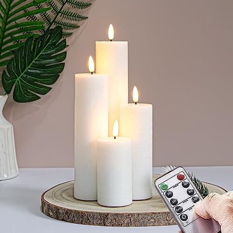 Best Smelling Candles, Electric Candles, Ceiling Fan In Kitchen, Flameless Candles, Bath Fixtures, D 2, Battery Operated, Pillar Candles, Home Remodeling