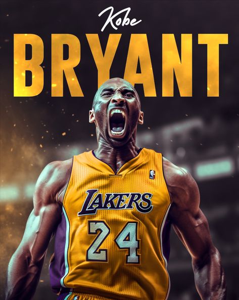 High Quality Digital Posters of Sports Legends 🏀⚽ Aesthetic Kobe Bryant, Kobe Bryant Iphone Wallpaper, Kobe Quotes, Kobe Bryan, Kobe Bryant Poster, Bryant Lakers, Basket Nba, Kobe & Gigi, Kobe Bryant Pictures