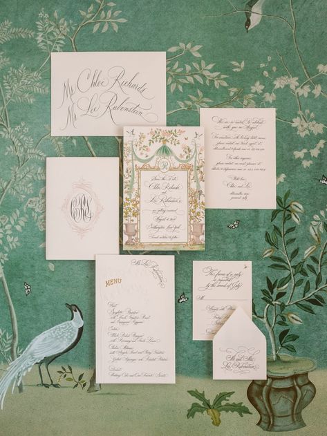 Wildflower Invitations, Stephanie Fishwick, Groomsmen Looks, Jose Villa, Parents Wedding, Vogue Wedding, Paper Items, Stationery Inspiration, Bouquet Wrap