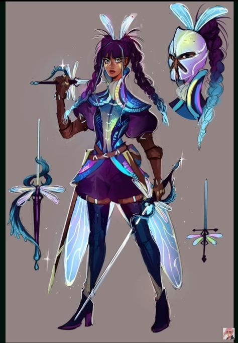 Dragonfly Character, Dragonfly Outfit, Dragonfly Character Design, Masquerade Outfit, D D Character Ideas, Store Image, Girls Characters, Character Concept, Character Art