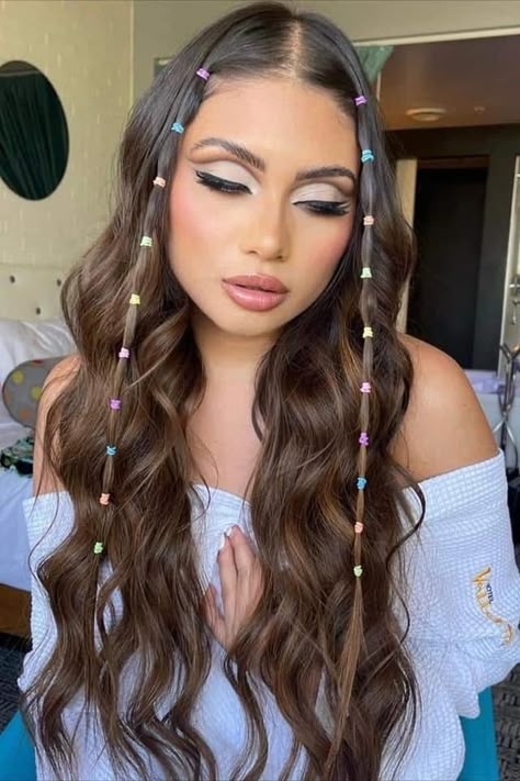 Rave Hair, Festival Hair, Elegante Casual, Hair Stylist Life, Easy Hairstyles For Long Hair, Hair Dos, Prom Hair, Pretty Hairstyles, Kids Hairstyles