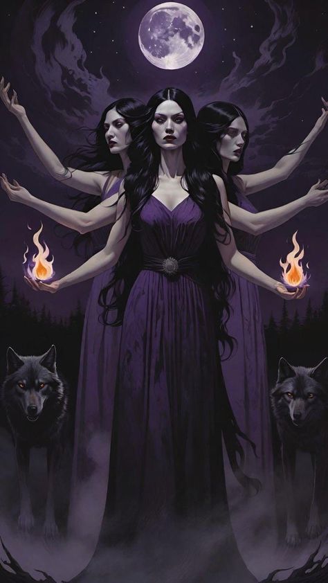 Hekate Aesthetic, Hecate Altar, Lady Hecate, Witchcraft Knowledge, Goddess Hekate, Goddess Magick, Goddess Hecate, Hecate Goddess, Arkham Horror