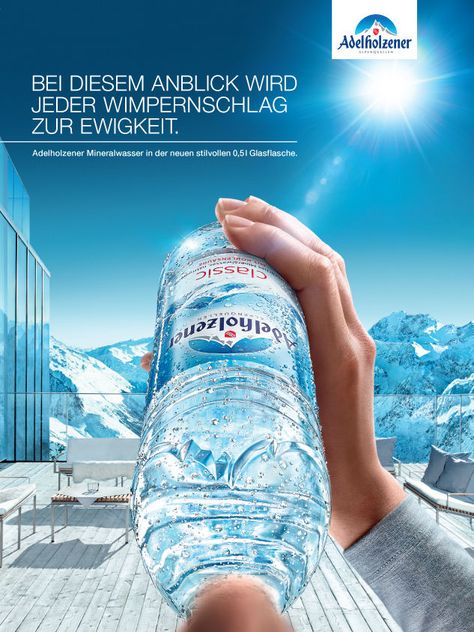 Water Ads, Japan Advertising, Visual Advertising, Food Web Design, Creative Advertising Photography, Digital Advertising Design, Social Media Advertising Design, Publicidad Creativa, Ocean Spray