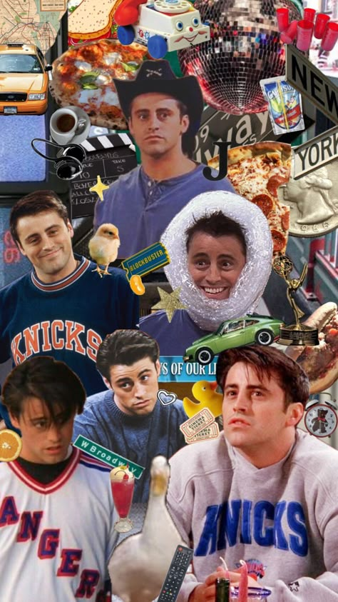 Friends Joey Wallpaper, Joey From Friends, Friends Joey, Chandler Friends, Friends Collage, Joey Friends, The Bigbang Theory, Friends Scenes, Friends Episodes