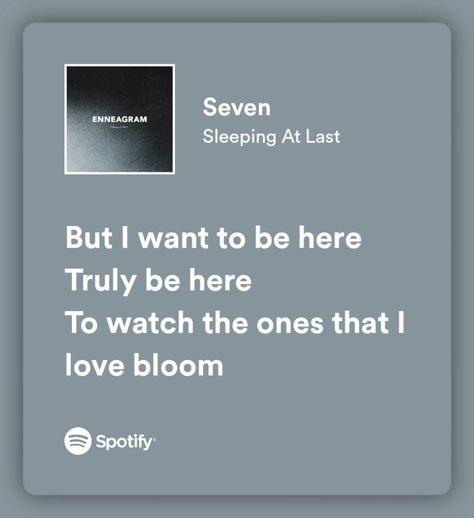 spotify song lyrics Sleeping At Last Lyrics, Spotify Song Lyrics, Talking In Your Sleep, Watch Wallpapers, Sleeping At Last, Sleep Late, Hill House, Journaling Ideas, Aesthetic Words