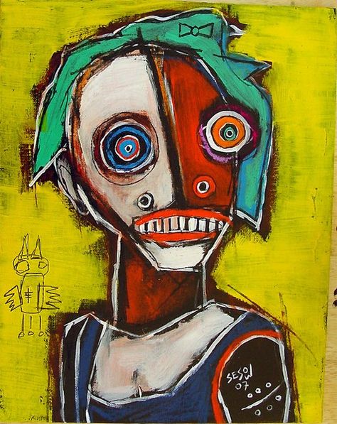 Matt Maeson Hallucinogenics, Matt Sesow Paintings, Matt Sesow, Jm Basquiat, Basquiat Art, Expressionist Painting, Intuitive Art, Omaha Nebraska, Figurative Artwork