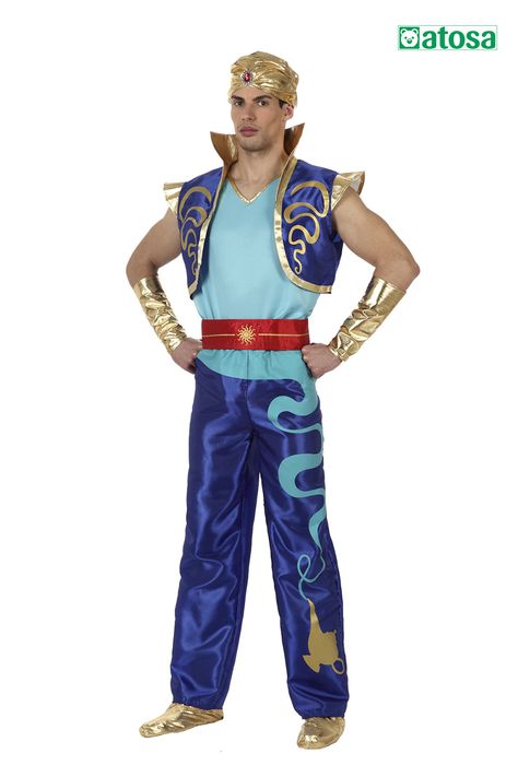 Disfraz de hombre genio lámpara, genius, génie Haunted Mansion Diy, Ice Skating Costume, Price Costume, Aladdin Musical, Genie Costume, Halloween Wreath Ideas, Diy Halloween Home Decor, Knit Baby Hats, Aladdin Jr