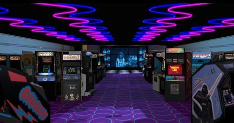 The Addiction To  Arcade Gamings Place 007 Casino Royale, Arcade Room, Arcade Game Room, New Retro Wave, Classic Video, Retro Arcade, Pac Man, Vintage Games, 80s Retro