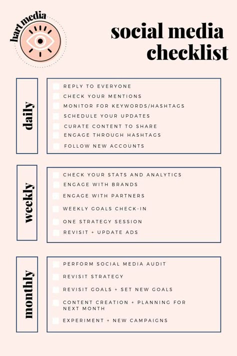 Social Media Checklist, Social Media Content Calendar, Social Media Marketing Plan, Social Media Planning, Media Planning, Media Planner, Instagram Marketing Tips, Social Media Planner, Social Media Marketing Business