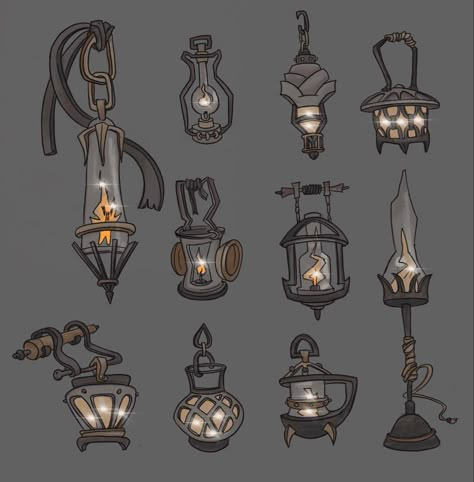 Cool Lantern Designs, Lantern Designs Drawing, Fantasy Lamp Concept Art, Medieval Lantern Drawing, Character Holding Lantern, Lantern Staff Design, Fantasy Lantern Concept Art, Holding Lantern Reference Drawing, Hand Holding Lantern Reference