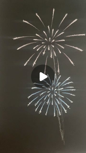 How To Draw Fire Works, Fireworks Painting Easy, Fire Works Drawing Art, Painting Fireworks, How To Paint Fireworks, Firework Painting For Kids, How To Draw Sparkles, Fireworks Art For Kids, Firework Art