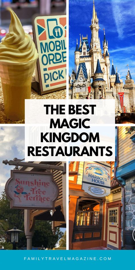 Best Magic Kingdom Restaurants, Magic Kingdom Quick Service, Magic Kingdom Restaurants, Magic Kingdom Orlando, Best Disney Restaurants, Service Table, Disney World Restaurants, Disney World Food, Disney World Magic Kingdom