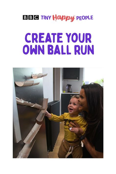 You and your toddler will have hours of fun playing with this DIY ball run. All you need is some loo rolls and a wall (or fridge!). Check out the step by step instructions on our website. Diy Marble Run, Marble Runs, Steam Activity, Activity For Toddlers, Diy Marble, Steam Activities, Marble Run, Ball Run, Activity For Kids