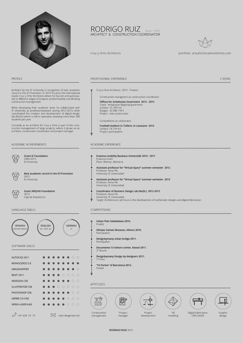 Architectural Cv, Architecture Resume, Visual Resume, Cv Inspiration, Cv Writing, Minimalist Resume Template, Basic Resume, Resume Design Professional, Logos Retro