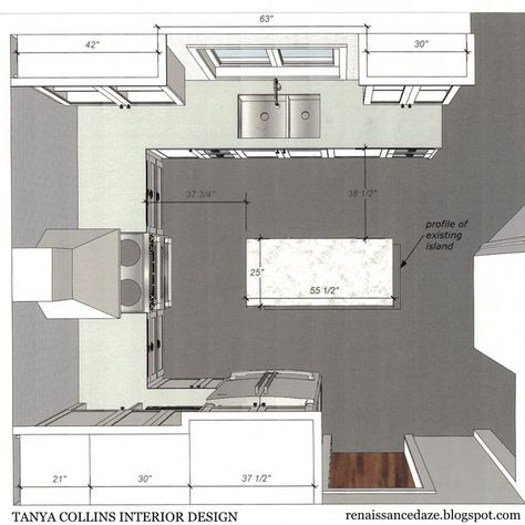 Renaissance Daze: Kitchen Renovation: Updating a U-Shaped Layout #kitchenrenovationtips Kitchen Layout U Shaped, Small Kitchen Decoration, Galley Kitchen Remodel, Kitchen Layout Plans, Kitchen Floor Plans, Small Kitchen Decor, U Shaped Kitchen, Small Remodel, Remodeling Kitchen