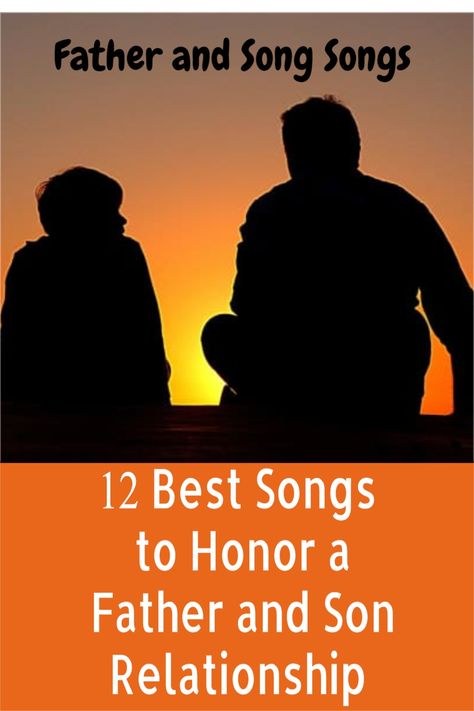 12 songs that speak to various relationships honoring fathers and sons. Find the one that suits your family best. #fatherandsonsongs #sonandfather #fatherandson #musicgifts Songs About Dads, Father Songs, Fathers Day Songs, Songs For Sons, Country Playlist, Father Son Relationship, Positive Parenting Solutions, Complicated Relationship, Rap Songs