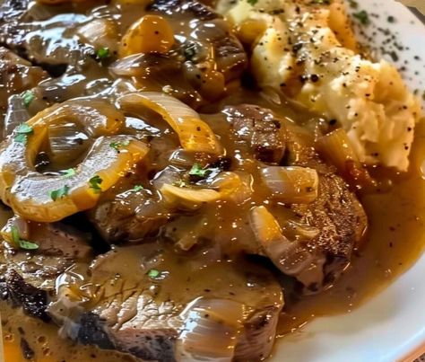 Search Results for “Cubed Steak with Onion Gravy” – Chloe foods Steak With Gravy Recipes, Cubed Steak With Gravy, Steak With Onions, Steak With Gravy, Minute Steaks, Cubed Steak, Homemade Comfort Food, Cube Steak, Southern Dishes