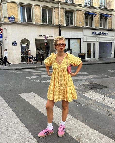 GRACE SHADRACK | it’s still summer in paris | Instagram Creative Looks Outfit, Colorful Copenhagen Style, Europe Summer Fits, Colorful Girly Outfits, What To Wear In London In March, Eclectic Outfits Summer, Summer Fashion 2025, Paris In May Outfits, Euro Summer Outfits