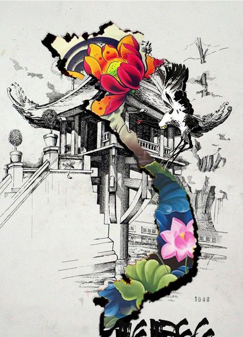 Vietnamese Drawing, Viet Nam Art, Vietnamese Artwork, Vietnamese Art Traditional, Vietnam Poster, Vietnamese Fantasy Art, Vietnam Artwork, Vietnam Art Design, Vietnam Painting Artworks