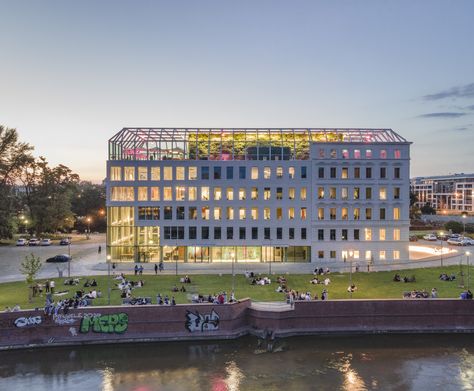 Poland Cities, Large Mural, Creative Hub, Adaptive Reuse, Listed Building, Mixed Use, Wroclaw, Coworking Space, Architecture Firm