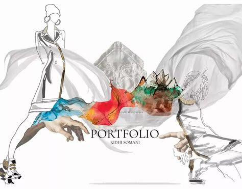 Fashion Design Portfolio on Behance Creative Fashion Illustration, Artist Portfolio Book, Textile Portfolio, Creative Moodboard, Studying Fashion, Branding Infographic, Fashion Layouts, Uni Fashion, Moodboard Fashion