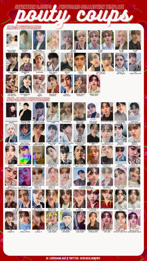 scoups seungcheol cheol seventeen svt pout noot photocard pc collection template #에스쿱스 #세븐틴 #SCOUPS #SEVENTEEN S Coups Photocard, Jeonghan And Scoups, Binder Templates, Photocard Template, S.coups Seventeen, S Coups, Photo Card Template, Facing The Sun, Id Photo