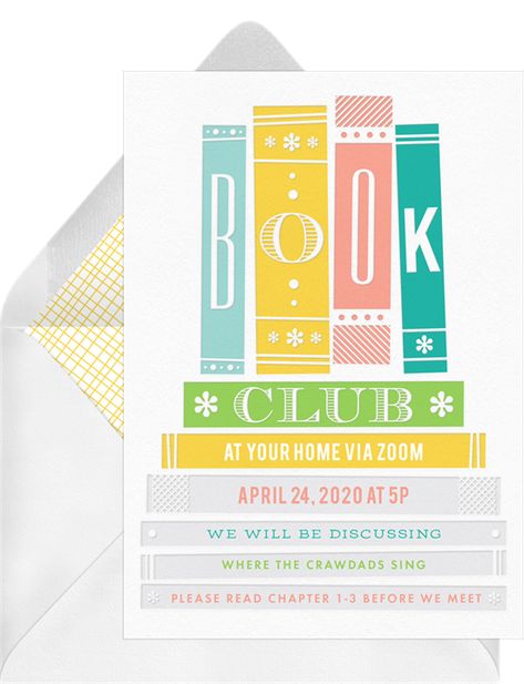 Book Club Invite Template, Book Club Poster Ideas, Book Club Flyer Ideas, Book Club Invite, Book Club Poster Design, Book Club Invitations, Book Club Flyer, Host A Book Club, Book Club Ideas Hosting