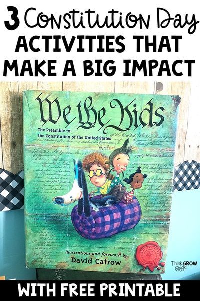 Upper elementary teachers, are you looking for engaging & meaningful activities to help your students understand Constitution Day & the US Preamble? These free easy to implement ideas will help you teach effortlessly yet make a big impact with your 3rd, 4th, & 5th grade students this Constitution Day. Constitution Day read aloud books, activities & art integration will help you enjoy teaching about this September holiday. Click to read this blog post and grab a free printable. Kindergarten Constitution Day Activities, Patriot Day Activities, 3rd Grade Government Activities, Constitution Day Activities 2nd Grade, 3rd Grade Social Studies Activities, Constitution Day Craft, Teaching Constitution, Constitution For Kids, Classroom Constitution