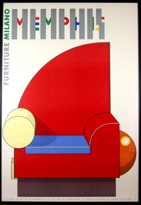 Memphis Movement, Memphis Furniture, Anti Design, Peter Shire, Memphis Group, Memphis Art, Nathalie Du Pasquier, 1980s Art, Memphis Milano